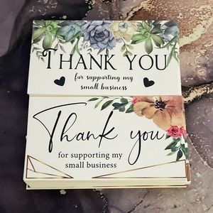 HP 🎉🎊 30 PCS “Thank you” Cards / Two Designs